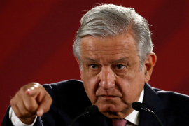Mexico's President Andres Manuel Lopez Obrador tested positive for COVID-19 back in January and has said he still has antibodies for the disease [File: Edgard Garrido/Reuters]