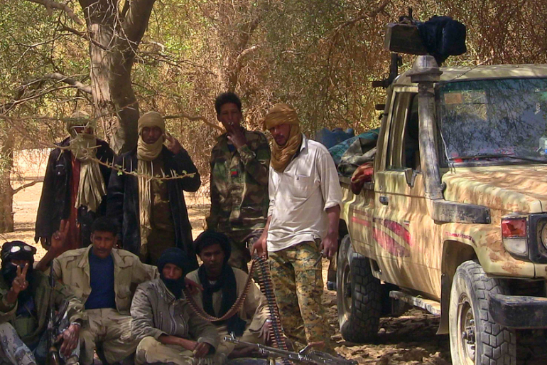 Fighters from the Tuareg separatist rebel group in Mali [Reuters]