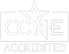ccne accredited seal. 