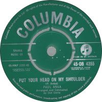 Cover Paul Anka - Put Your Head On My Shoulder