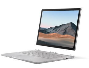 render of Surface Book 3 with the display detached from the keyboard base