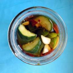 Homemade Pickled Cucumbers