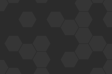 Graphic formed of dark and light grey hexagons