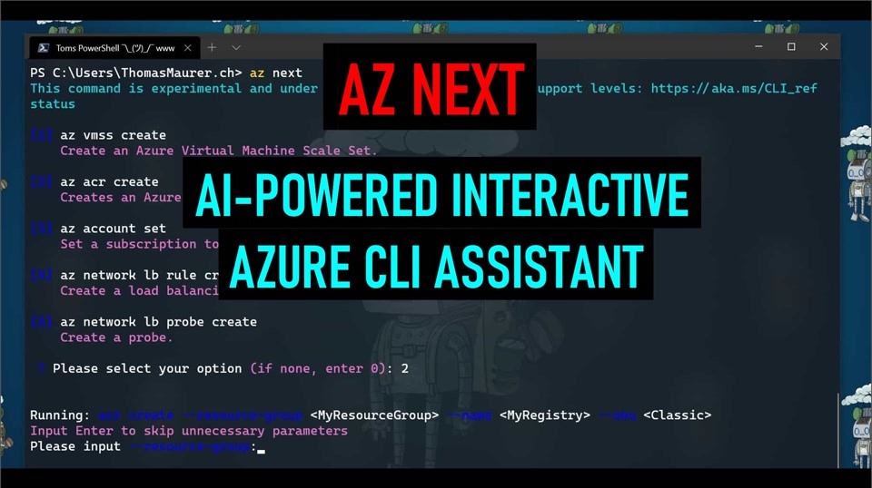 Az Next – AI-powered interactive assistant Azure CLI
