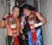 Los Mexitosos (Súper Crazy y Ricky Marvin), Campeones en Pareja UWE (Aniversario 46 Arena Adolfo López Mateos - 19/5/13) / Photo by: Rostro Oculto