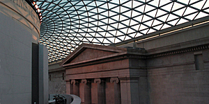 photograph of interior of british museum