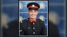 Sgt. Andrew Harnett, 37, of the Calgary Police Service is shown in this undated handout image provided by the police service. The service says Harnett, a 12-year veteran of the force, died on Thursday night after being hit by a driver allegedly fleeing a traffic stop. THE CANADIAN PRESS/HO-Calgary Police Service