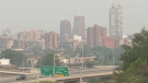An air quality statement was issued for Calgary Wednesday night. Smoky, hot conditions are expected to last through Thursday