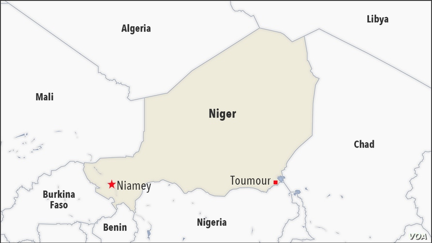 Map of Toumour Niger