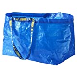 IKEA 172.283.40 Frakta Shopping Bag, Large, Blue, Set of 5