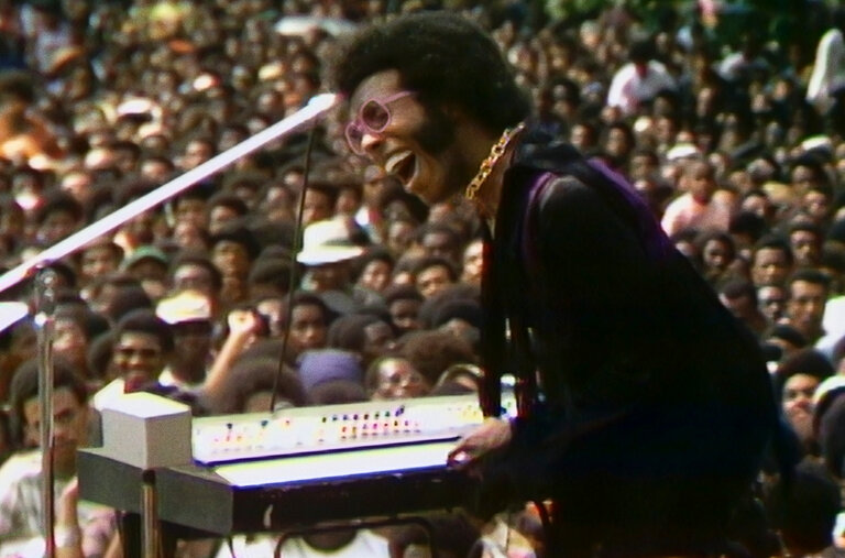 A scene from the documentary “Summer of Soul.”