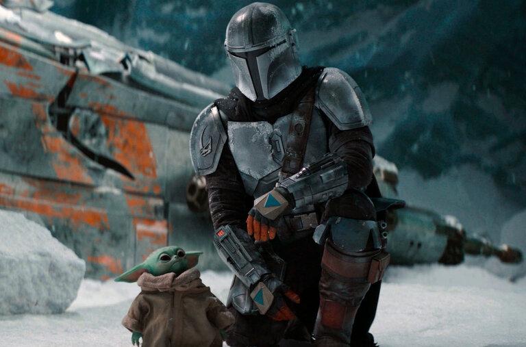 The Disney+ Star Wars drama “The Mandalorian” received 24 nominations, tying with “The Crown.”