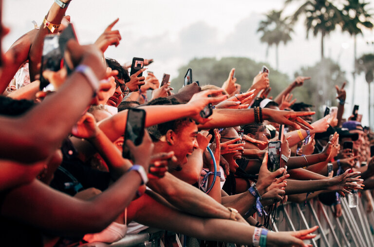 An enthusiastic crowd greeted performers at the Rolling Loud festival in Miami last month. 
