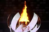 Japanese tennis star Naomi Osaka lit the cauldron at the Tokyo Olympics opening ceremony