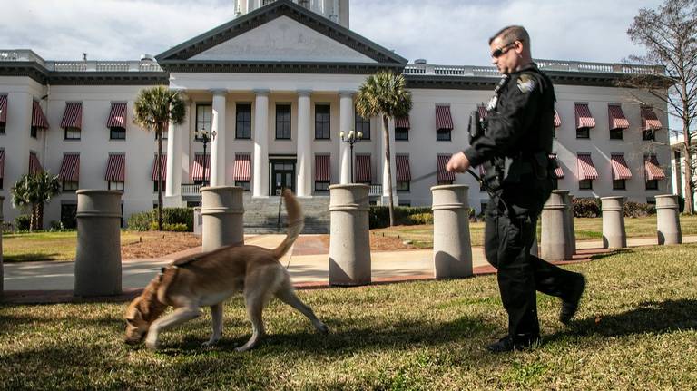 Photo Gallery: Police remain on high alert at Florida Capitol complex in Tallahassee | Sunday, January 17, 2021