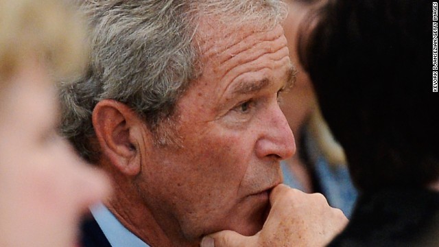 Plane carrying George W. Bush diverted after smell of smoke