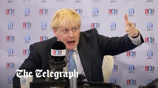 video: Conservative party conference latest: Boris Johnson channels Thatcher in defence of post-Brexit transition