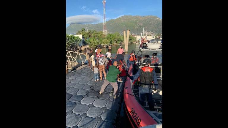 The Coast Guard returned 199 Haitians to Haiti. Over 1,500 intercepted in the last year