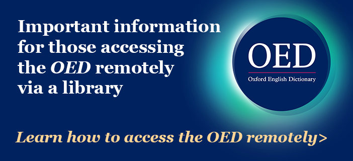 Accessing the OED remotely