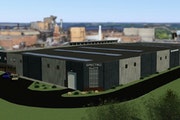 An architect’s rendering of Spectro Alloys’ expansion.
