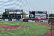 ISG Field in Mankato has been upgraded with a turf field, a large video scoreboard and club suites in right field.