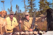 Stephen Roche, left, of Princeton, and Steve Backowski of Andover have been friends since their days at Anoka High School, and have hunted ducks toget