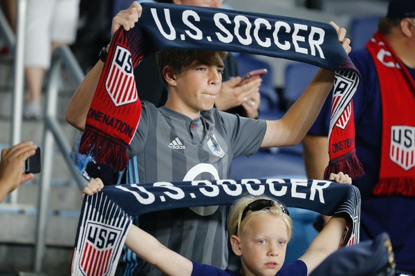 Fans cheered on the U.S. Men’s National Soccer Team in the in the 2019 CONCACAF Gold Cup at Allianz Field.