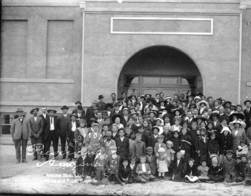 Group of people in Casa Grande, circa 1910