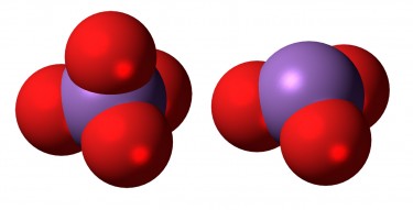 purple spheres surrounded by red spheres