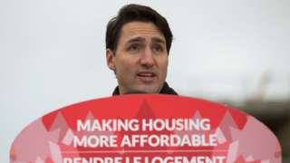 Justin Trudeau has promised to address Canada's soaring home prices