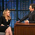 Kate McKinnon and Seth Meyers in Late Night with Seth Meyers (2014)