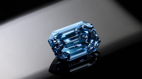 The De Beers Cullinan Blue Diamond