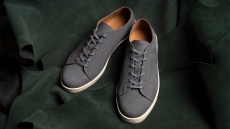 George Cleverley's Jack sneaker in gray.