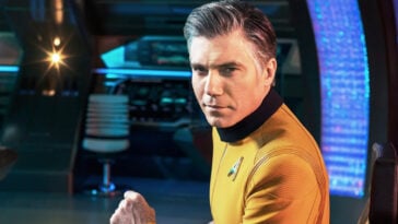 Anson Mount as Christopher Pike in Star Trek: Strange New Worlds