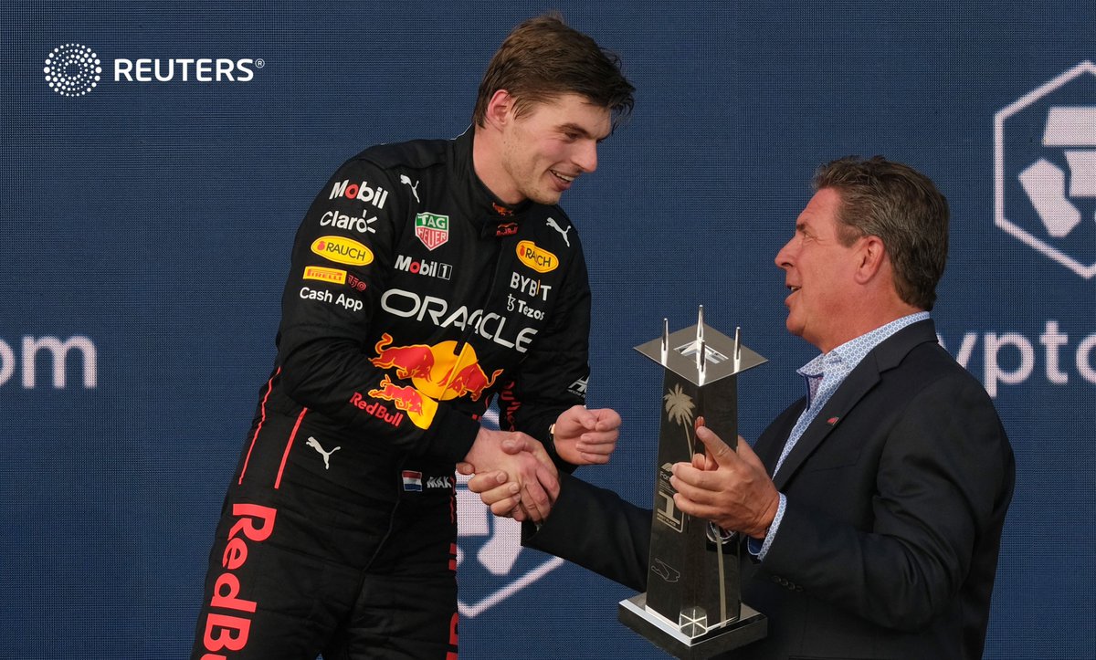 Formula One world champion Max Verstappen won the inaugural Miami Grand Prix for Red Bull on Sunday, slashing Ferrari rival Charles Leclerc’s overall lead from 27 to 19 points after five races.  