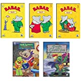 Offerta 5 DVD Animazione per Bambini, Babar e Franklin, Età Prescolare, Cartoni Animati per Bambini 3 - 6 Anni NO Walt Disney