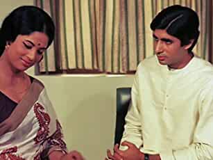 Amitabh Bachchan and Sumita Sanyal in Anand (1971)