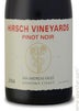 Wine Label of Hirsch Vineyards San Andreas Fault Pinot Noir, Sonoma Coast, USA