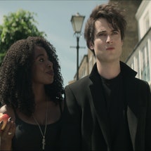 The Sandman. (L to R) Kirby Howell-Baptiste as Death, Tom Sturridge as Dream in episode 106 of The S...
