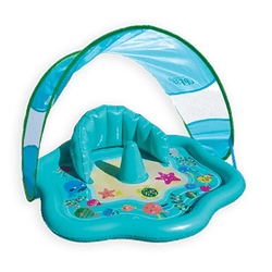 SwimSchool Baby Splash Mat with Canopy