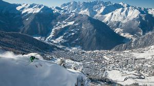 Magnificent slopes of Verbier, Switzerland