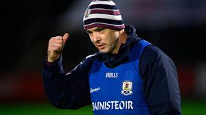 Galway manager Jeffrey Lynskey prior to the Bord Gáis Energy Leinster U-20HC semi-final between Kilkenny and Galway at MW Hire O'Moore Park in Portlaoise last December. Photo: Piaras Ó Mídheach/Sportsfile