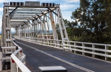A wooden bridge in regional New South Wales, Australia