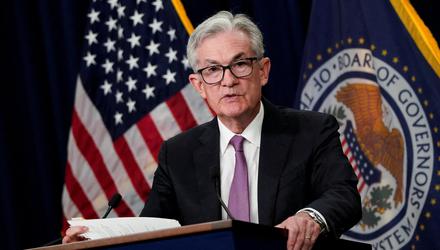 The latest US data sparked a major wave of investor optimism, easing pressure on Federal Reserve chair Jerome Powell. Photo: Elizabeth Frantz/Reuters