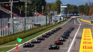 The start of the F1 Italian Grand Prix at Autodromo Nazionale Monza. Picture: Dan Istitene