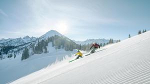 Skiing on Planai mountain in the Schladming resort in Austria. Picture: Peter Burgstaller