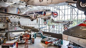 The America by Air gallery in the National Air and Space Museum. PA Photo/National Air And Space Museum.