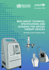 WHO-UNICEF Technical specifications and guidance for oxygen therapy devices