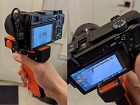 This 3D-printed pistol grip camera trigger gives new meaning to a point and shoot camera