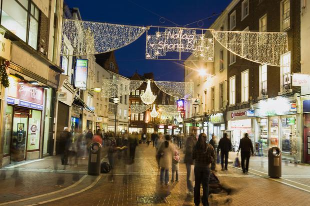 Walking down Dublin&rsquo;s Grafton Street at Christmas is part of the festive magic. Photo: Sean De Burca/Getty Images